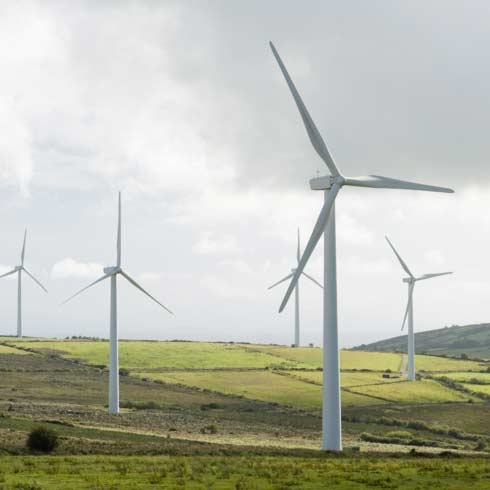 爱尔兰风力涡轮机图像